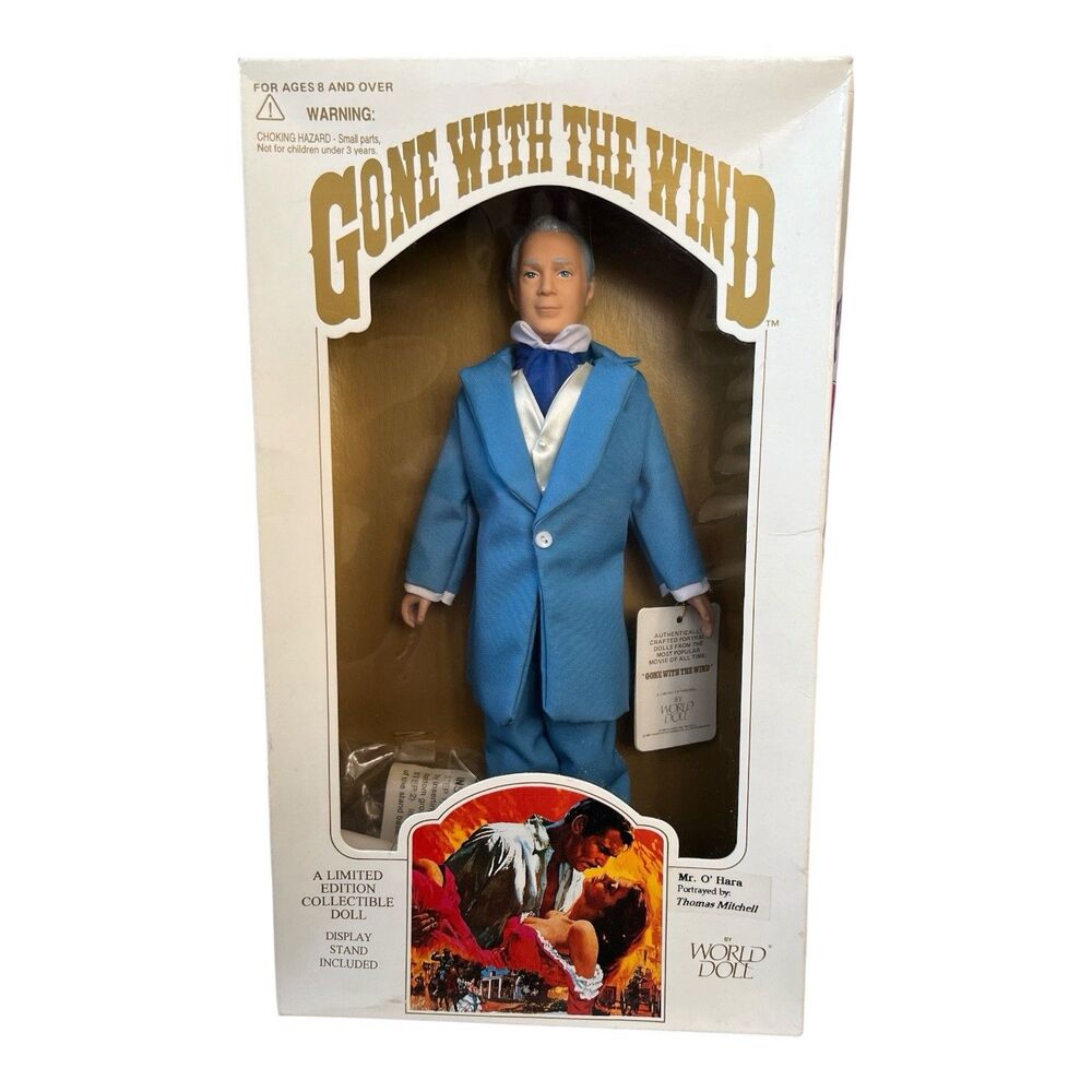 Gone With The Wind 1989 Mr Ohara World Doll Limited Edition Collectible 12" READ